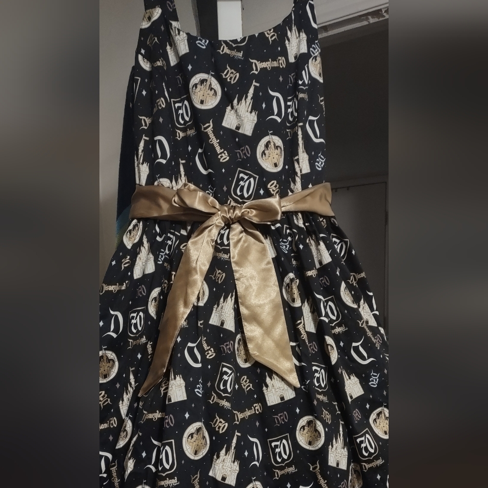 Disney Black and Gold Dress